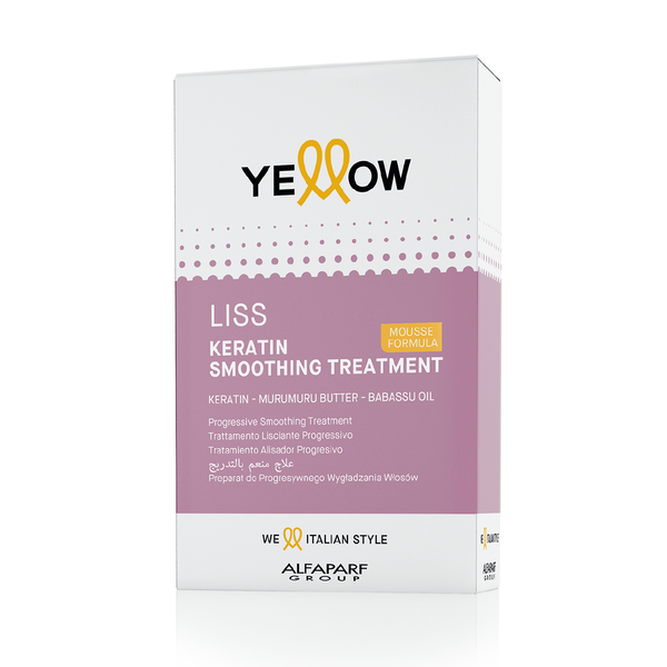 Yellow Liss Straightening kit with Keratin Nutritive complex for All Hair Types