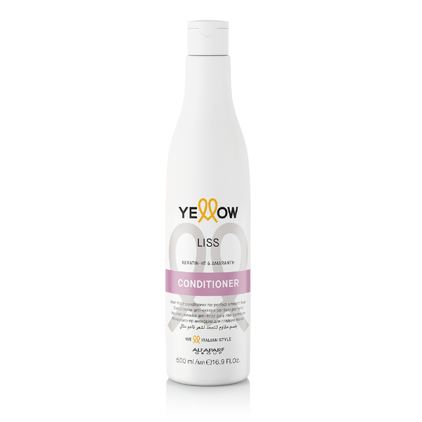 Yellow Liss Conditioner with Keratin & Amaranth Oil for Wavy, Straight & Chemically Straightened Hair 500ml