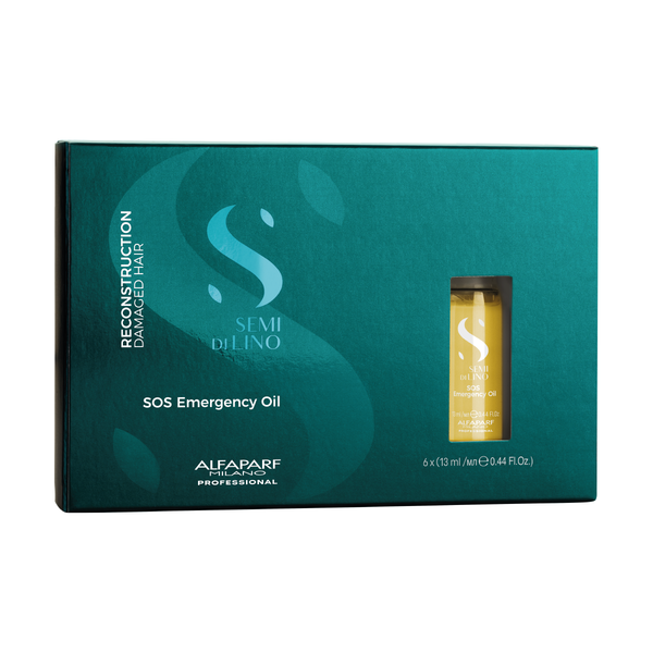 Semi Di Lino SOS Emergancy Oil Ampoules for Damaged Hair 6*13ml