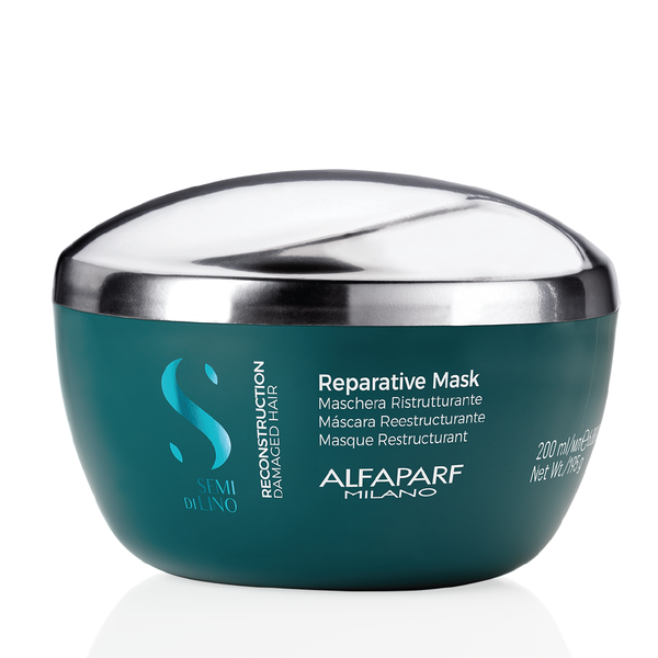 Semi Di Lino Mask Reconstruction with Bambo & Linseed for Damaged Hair 200ml